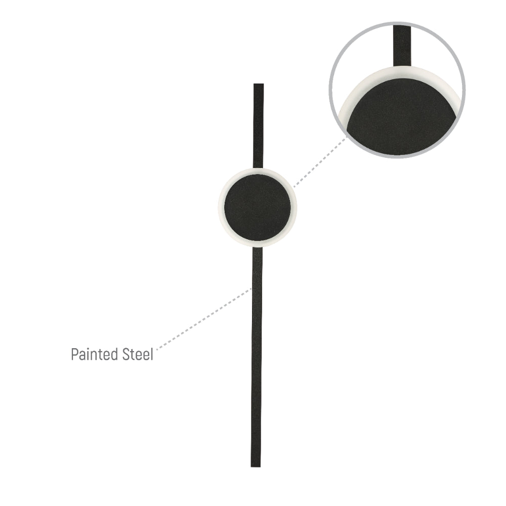 Luz LED radiantes de doble función, perfecta para espacios modernos. Ideal en paredes o techos de salas contemporáneas.