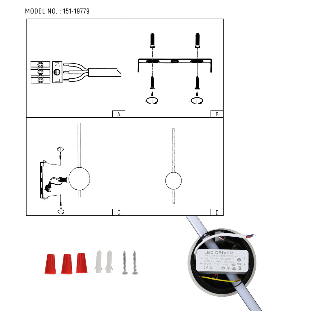 Luz LED radial para pared o techo, ideal para salas modernas, con diseño elegante y funcionalidad dual para ambientes contemporáneos.