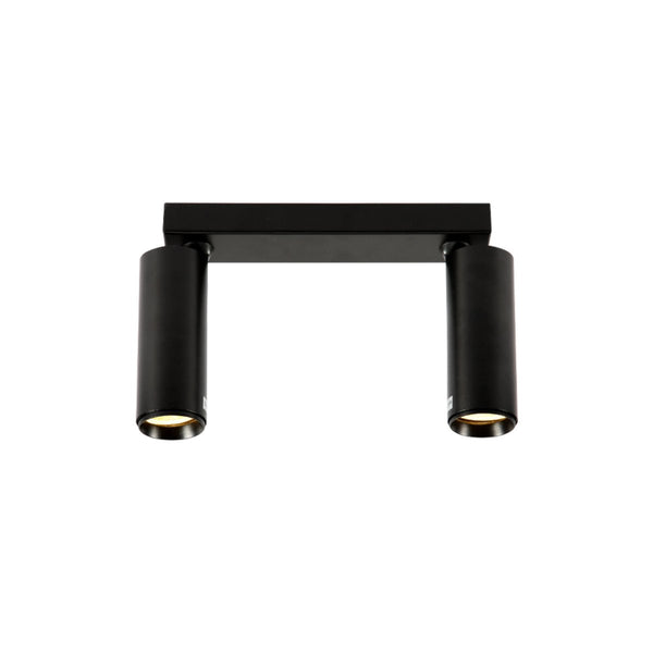 Imagen principal del Foco de Barra Larga de Doble Vía Virmo con Portalámparas GU10 Negro | TEKLED 172-03090