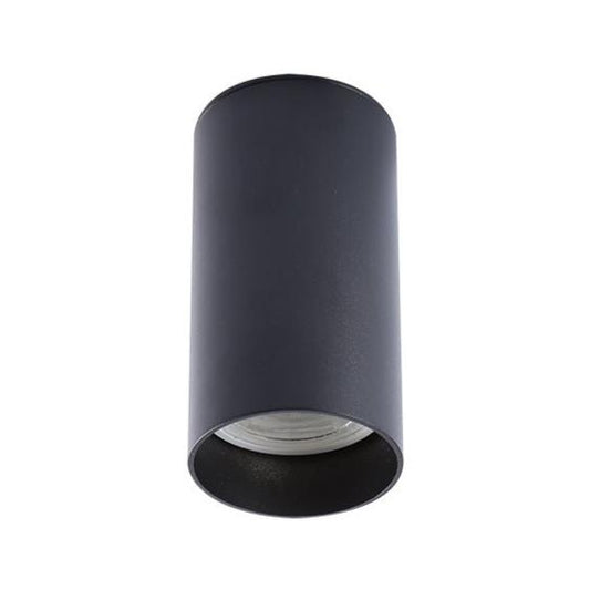 Imagen principal de Cyclinder Downlight Negro Montaje en Superficie con Portalámparas GU10 | TEKLED 172-03020