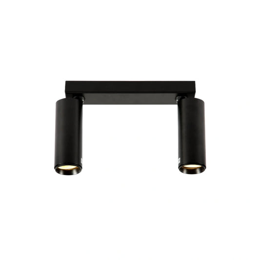 Main image of 2 Way Virmo Long Rod Spotlight with GU10 Fitting Black | TEKLED 172-03090
