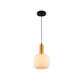 Main image of Sawyer Ribbed Fluted Reeded Maloto Lantern Green Opal Purple Amber Glass Pendant Ceiling Light E27 Gold Metal Top | TEKLED 150-18720