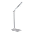 Main image of Dingo Silver Desk Light Dimmable and Colour Modes with Wireless Phone Charger | TEKLED 130-03612
