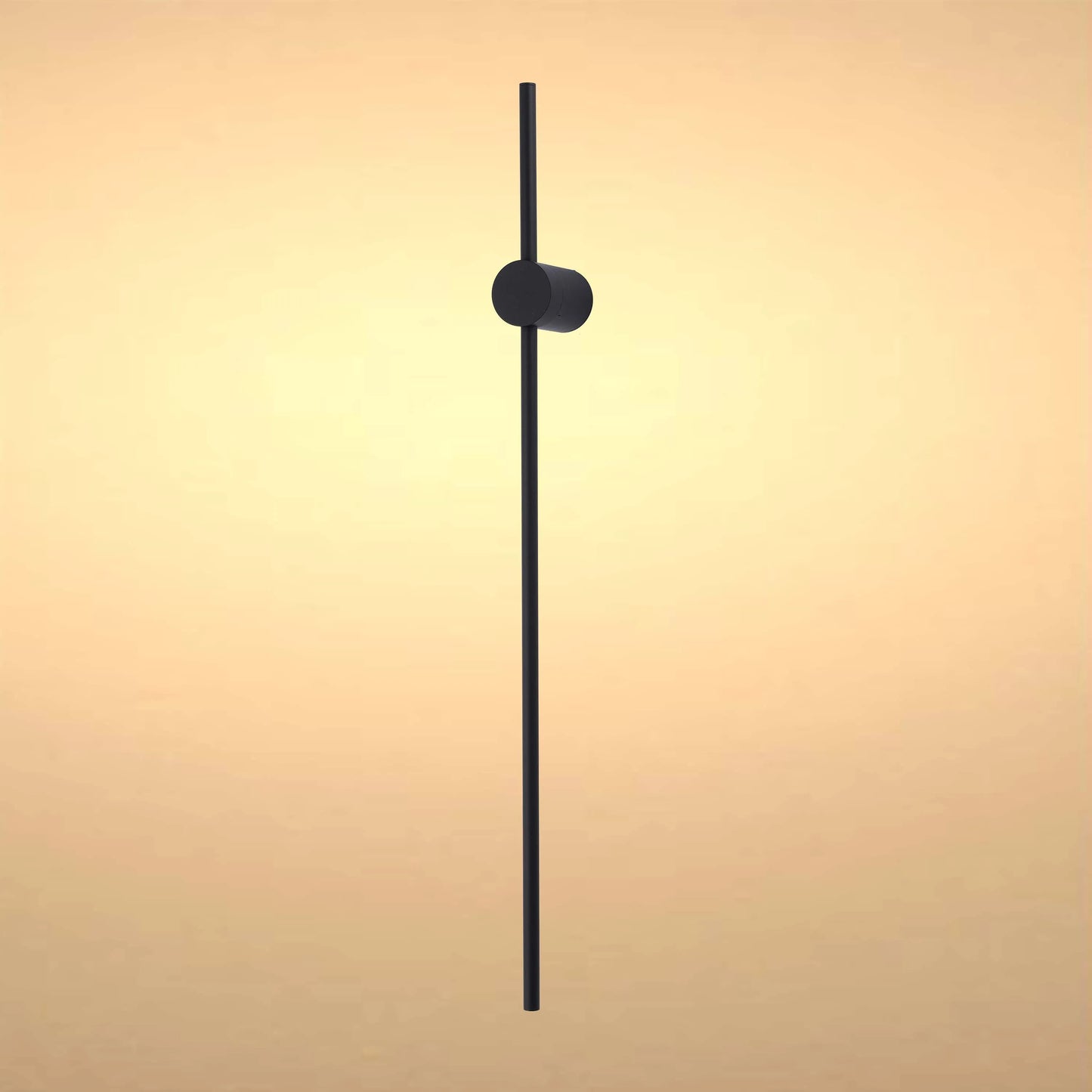 Aplique de Pared Minimalista en Negro o Dorado con LED Integrado