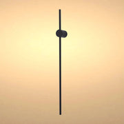 Aplique de Pared Minimalista en Negro o Dorado con LED Integrado