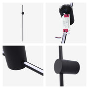 Aplique de Pared Minimalista en Negro o Dorado con LED Integrado