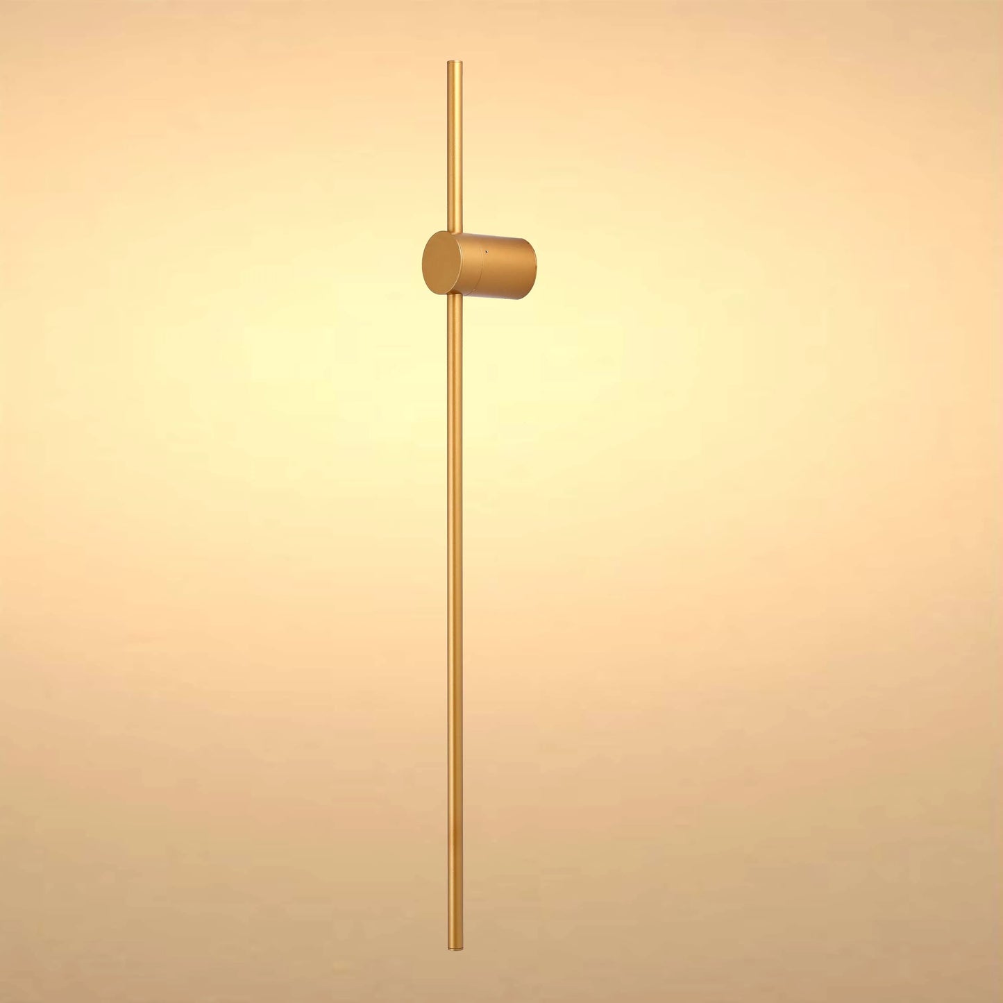 Aplique de Pared Minimalista en Negro o Dorado con LED Integrado
