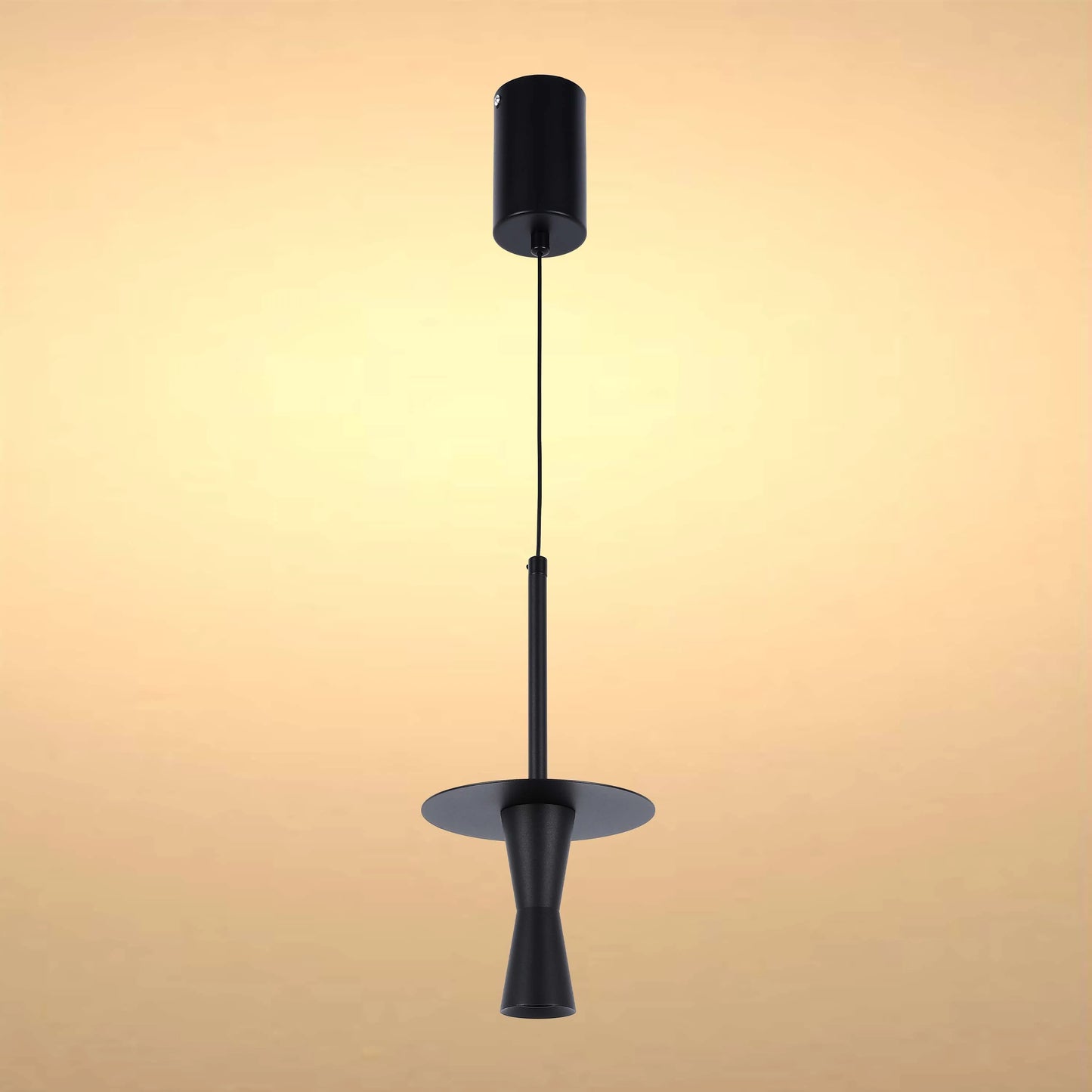 Lámpara colgante minimalista en forma de trompeta - 7W LED, 4000K luz blanco frío, IP20