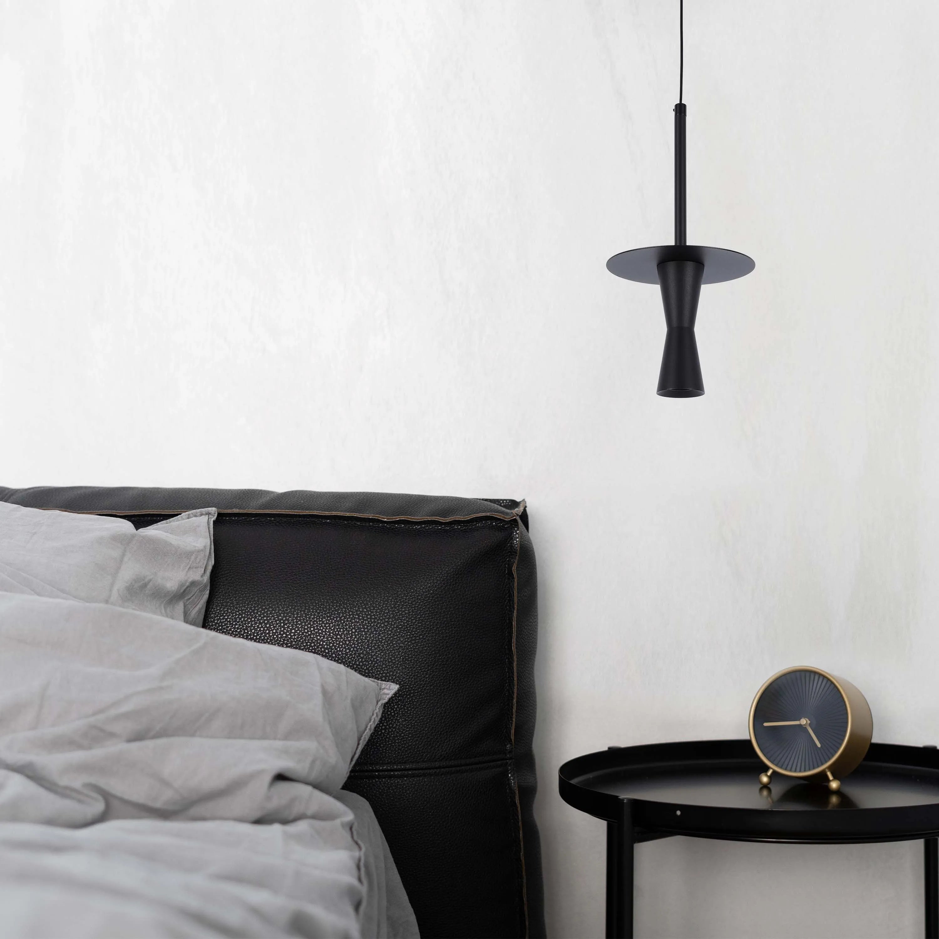 Lámpara colgante minimalista en forma de trompeta - 7W LED, 4000K luz blanco frío, IP20