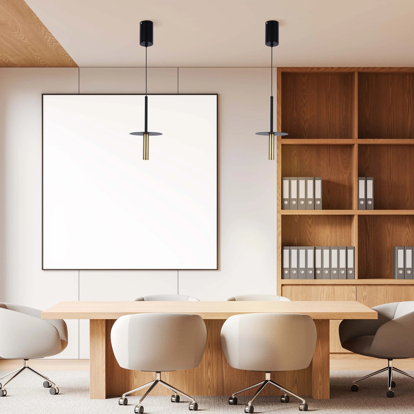 Lámpara colgante minimalista en forma de trompeta - 7W LED, 4000K luz blanco frío, IP20