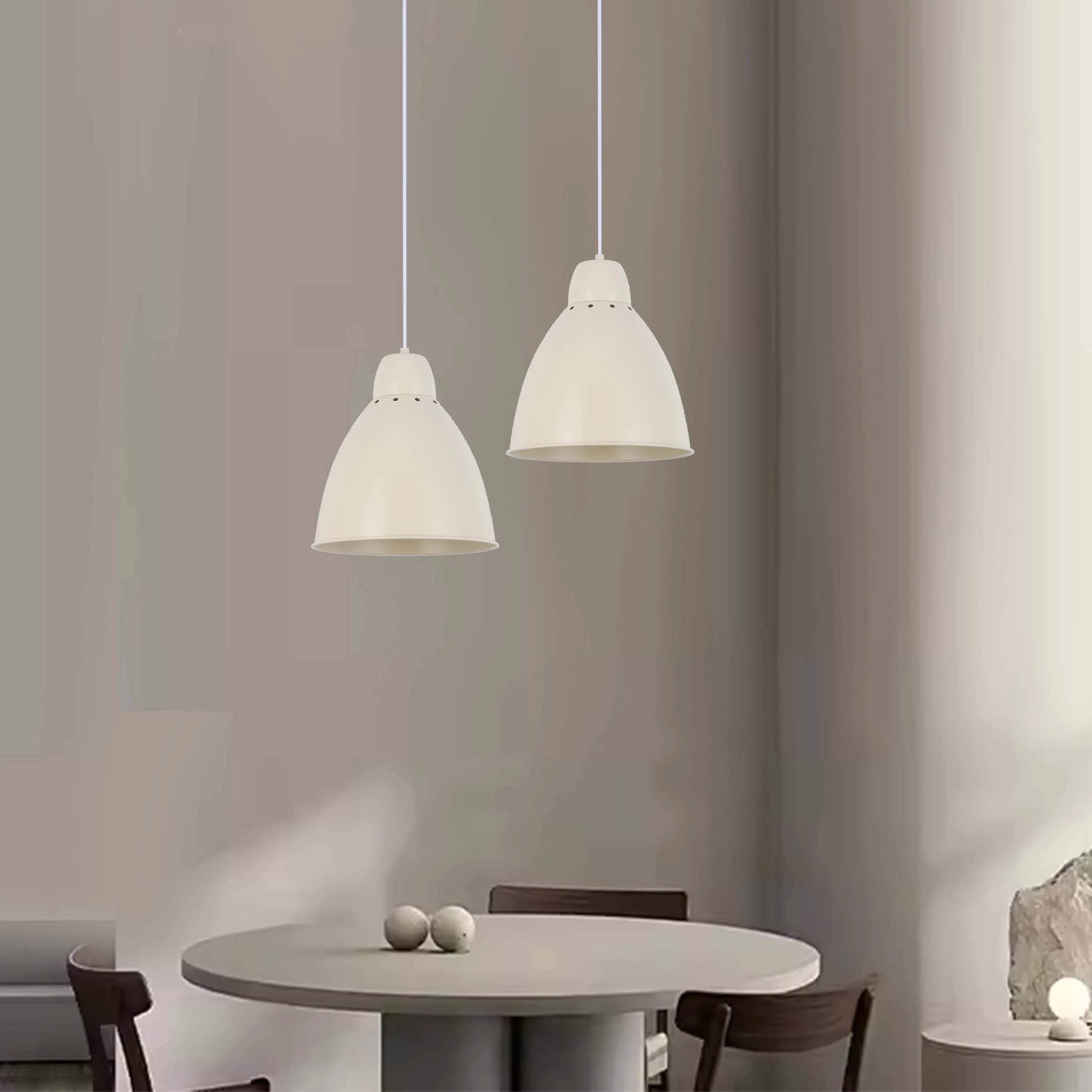 Lámpara colgante moderna tipo campana – Diámetro 300 mm, casquillo E27, cable ajustable
