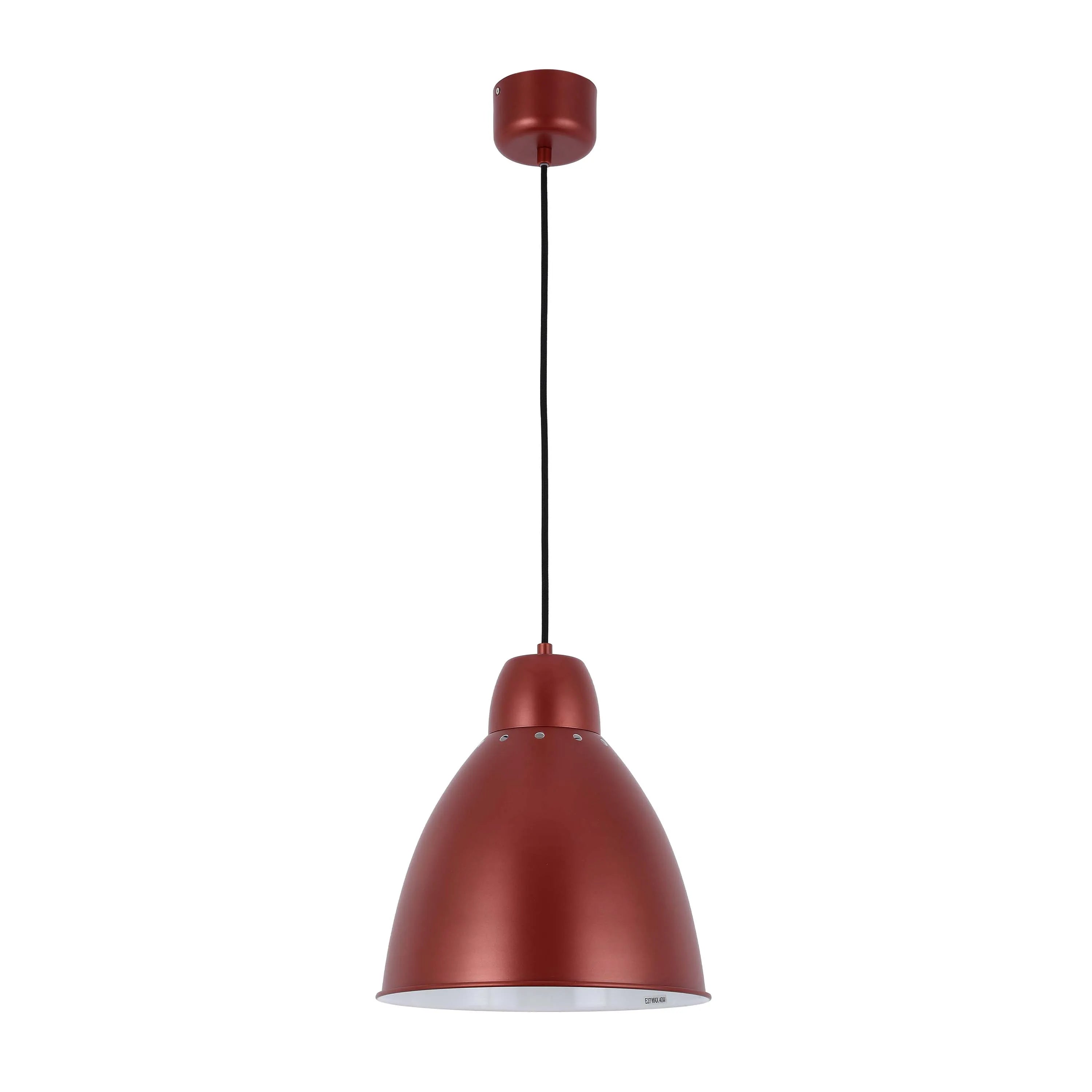 Lámpara colgante moderna tipo campana – Diámetro 300 mm, casquillo E27, cable ajustable