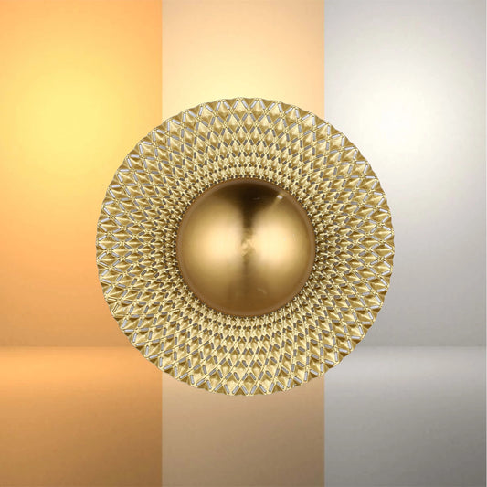 Lámpara de pared LED decorativa redonda - 5W, 3CCT, 270 mm