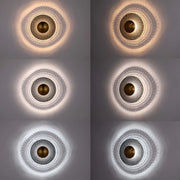 Lámpara de pared LED decorativa redonda - 5W, 3CCT, 270 mm