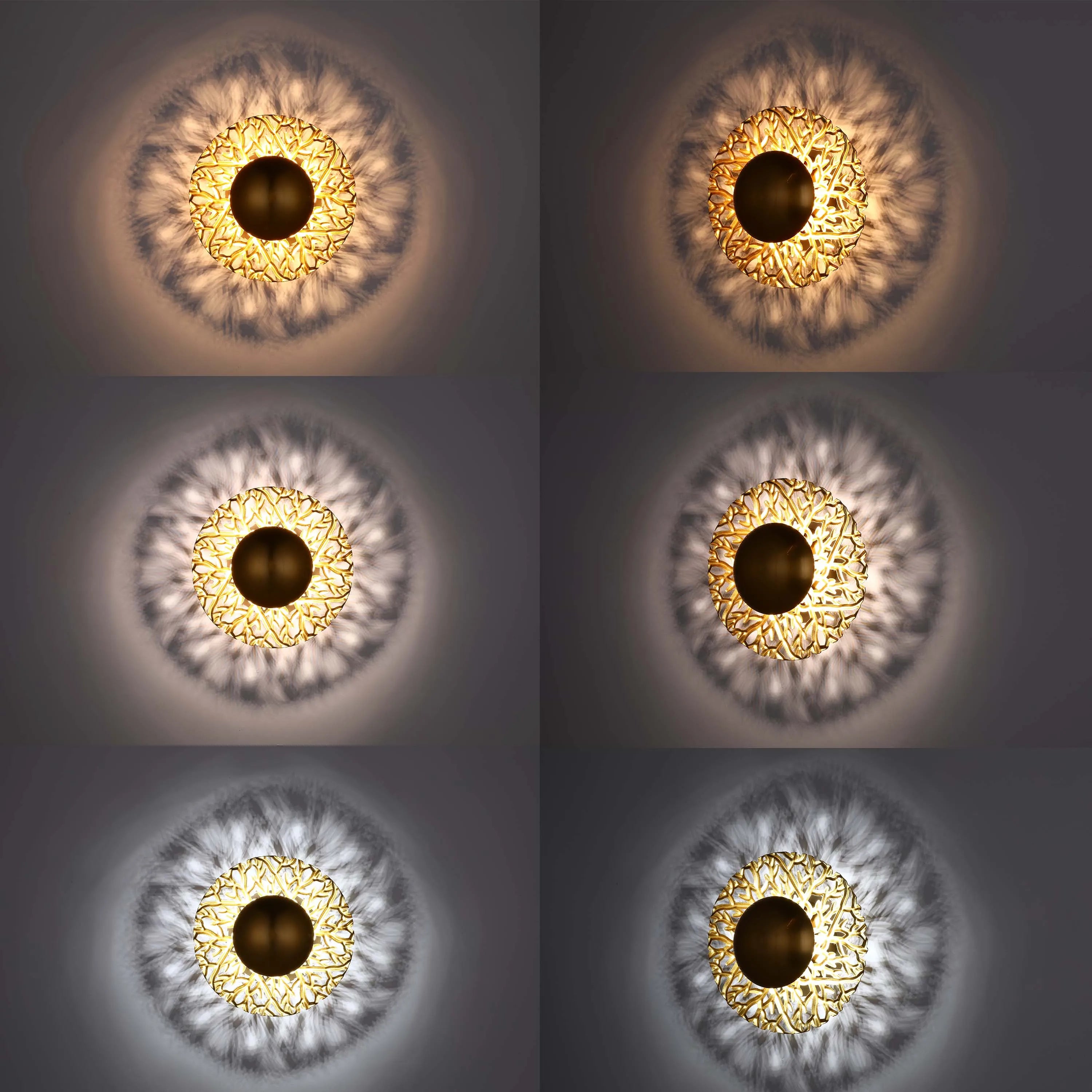 Lámpara de pared LED decorativa redonda - 5W, 3CCT, 270 mm