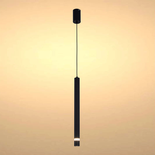 Lámpara colgante LED cilíndrica delgada - 7W, 4000K luz blanca fría, IP20