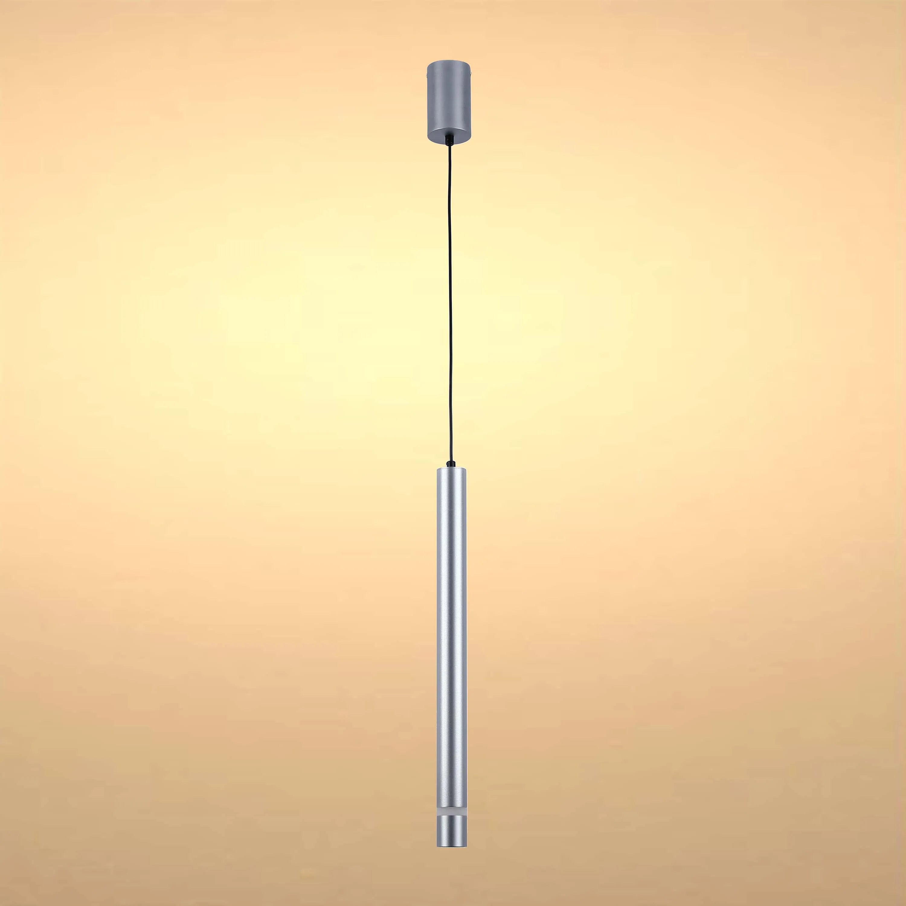 Lámpara colgante LED cilíndrica delgada - 7W, 4000K luz blanca fría, IP20