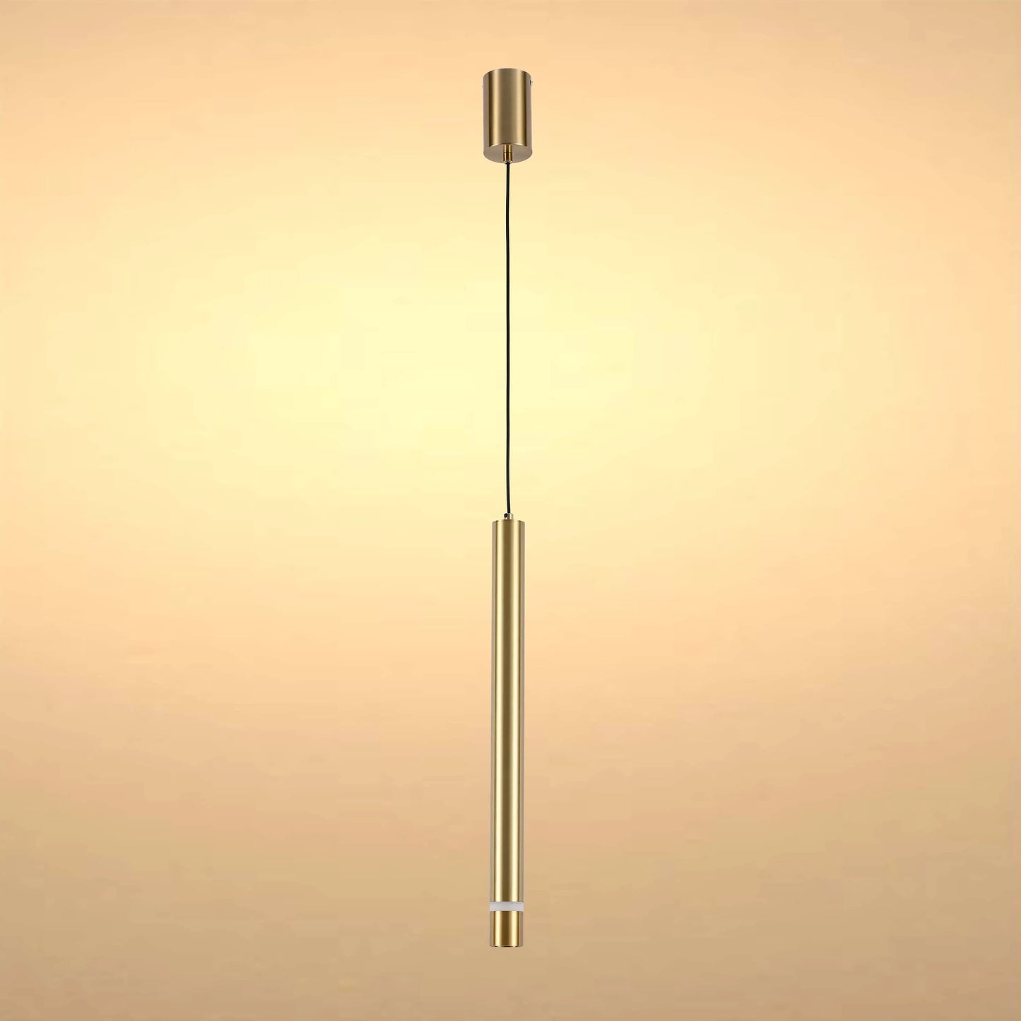 Lámpara colgante LED cilíndrica delgada - 7W, 4000K luz blanca fría, IP20