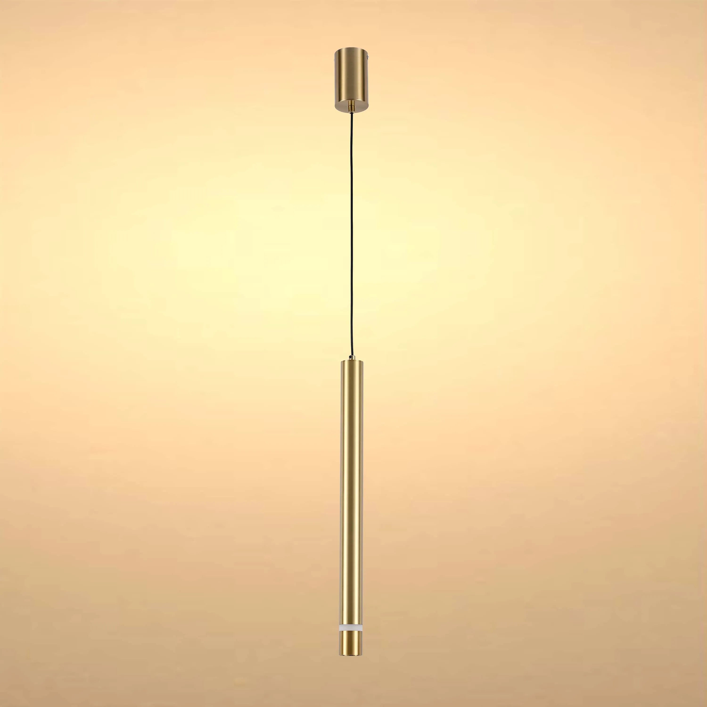 Lámpara colgante LED cilíndrica delgada - 7W, 4000K luz blanca fría, IP20