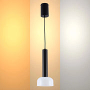 Lámpara colgante LED cilíndrica minimalista - 8W, 3CCT, 340 mm de largo