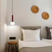 Lámpara colgante LED cilíndrica minimalista - 8W, 3CCT, 340 mm de largo