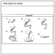 Downlight cuadrado empotrado GU10 - 94 mm, regulable, marco de aluminio
