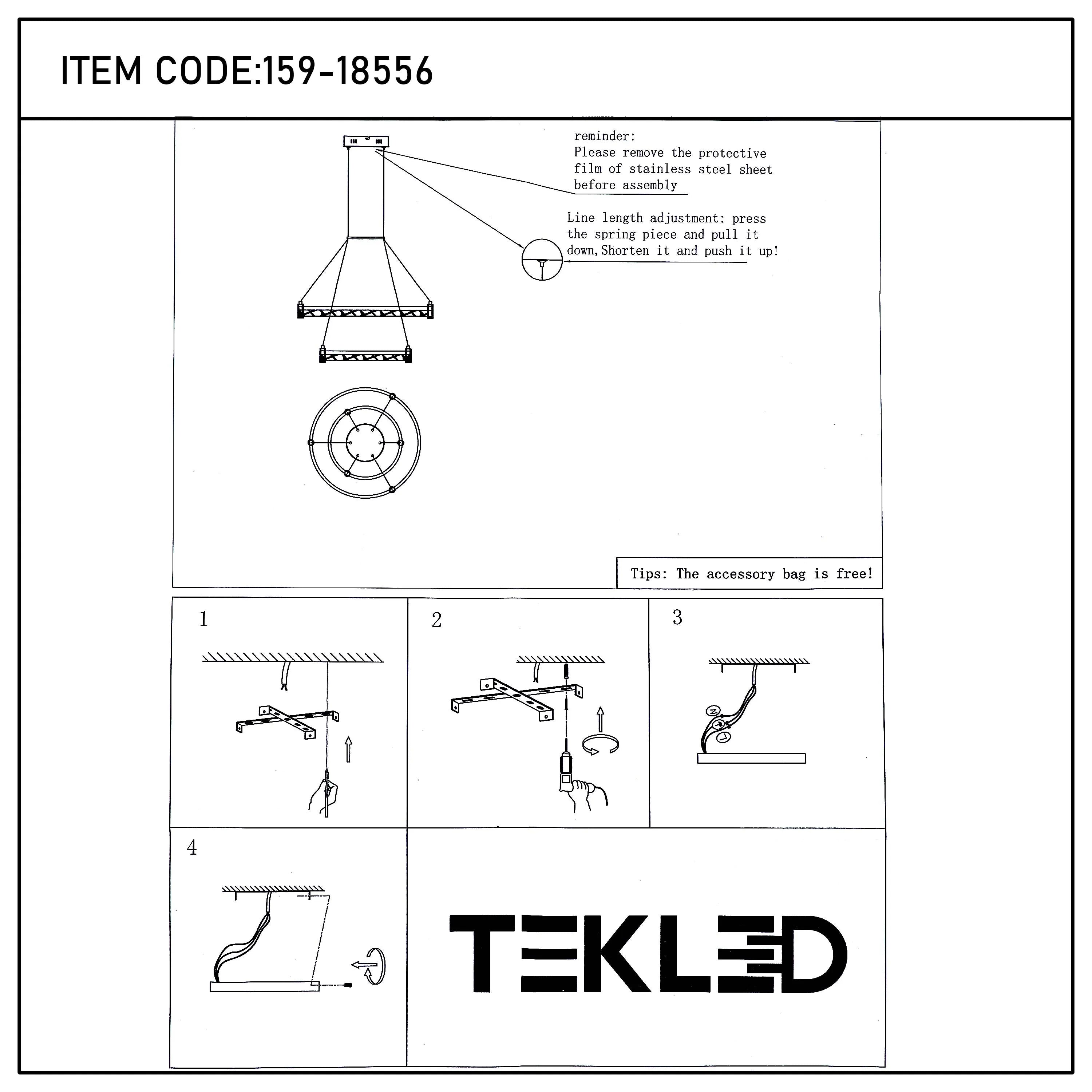 Lámpara de techo moderna LED, colgante de aros de cristal en niveles