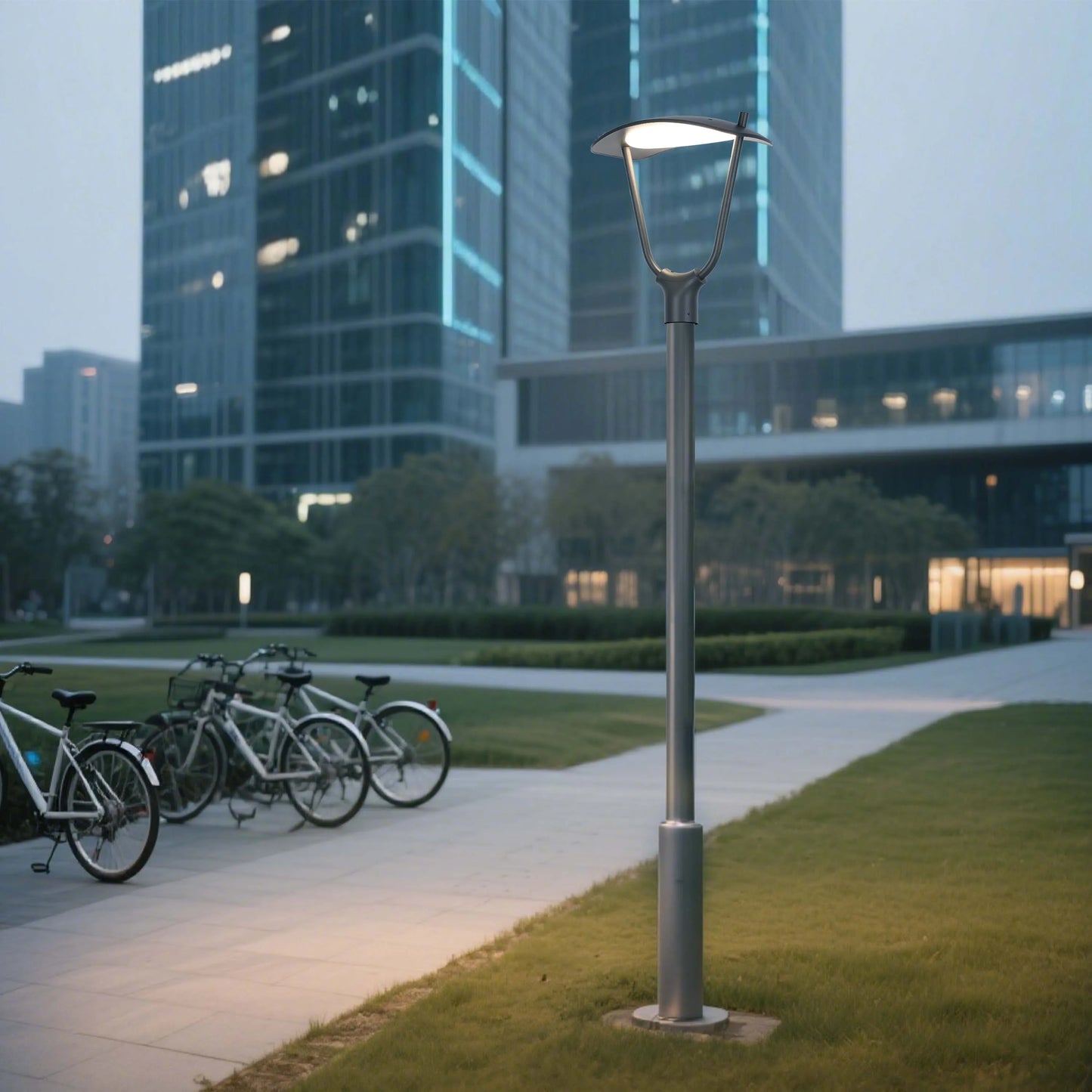 Luminaria moderna para poste exterior - 40W - IP65 - Luz blanca fría