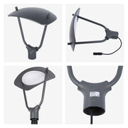 Luminaria moderna para poste exterior - 40W - IP65 - Luz blanca fría