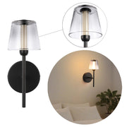 Lámpara LED Aplique de pared decorativo, J wattsB0344-1A Color Negro 3 watts 3000K