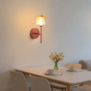 Lámpara LED Aplique de pared decorativo, J wattsB0344-1A Burgundy 3 watts 3000K