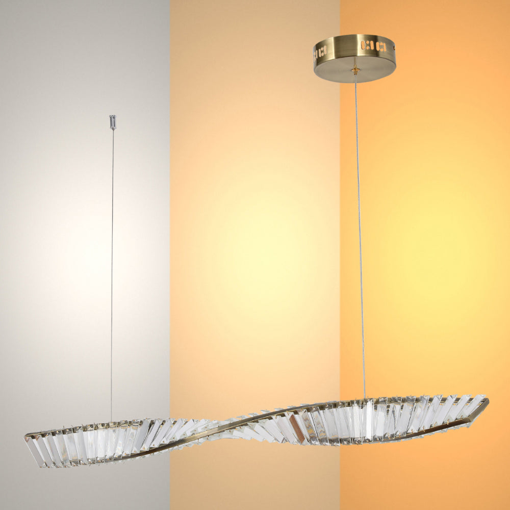 Lampara decorativa, Modelo Lámpara LED 18 watts GOLD 1000X80 3 temperaturas de color (3CCT) (TEKLED)