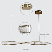Lampara decorativa, Modelo Lámpara LED 18 watts GOLD 1000X80 3 temperaturas de color (3CCT) (TEKLED)