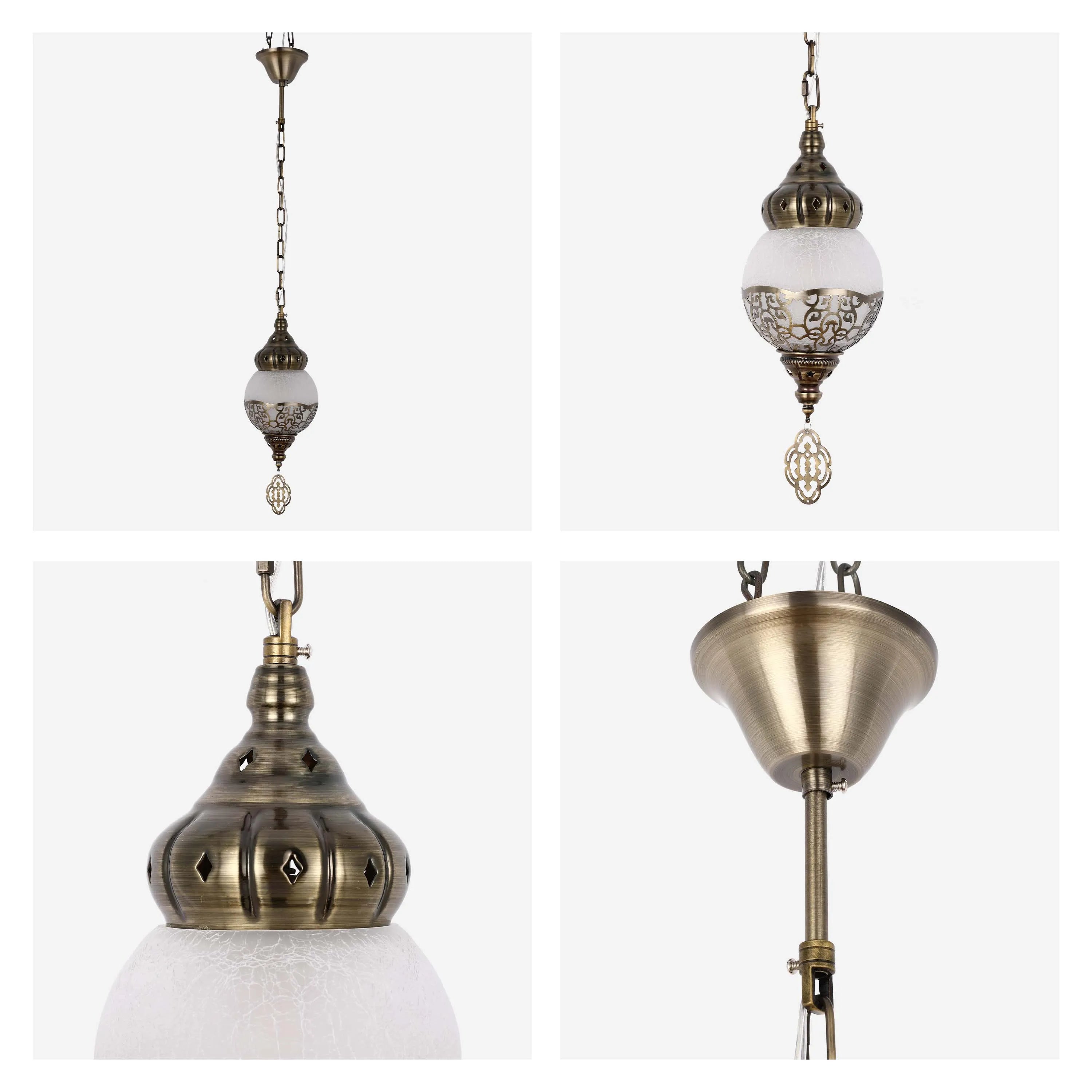 Colección de lámparas colgantes marroquíes ornamentadas