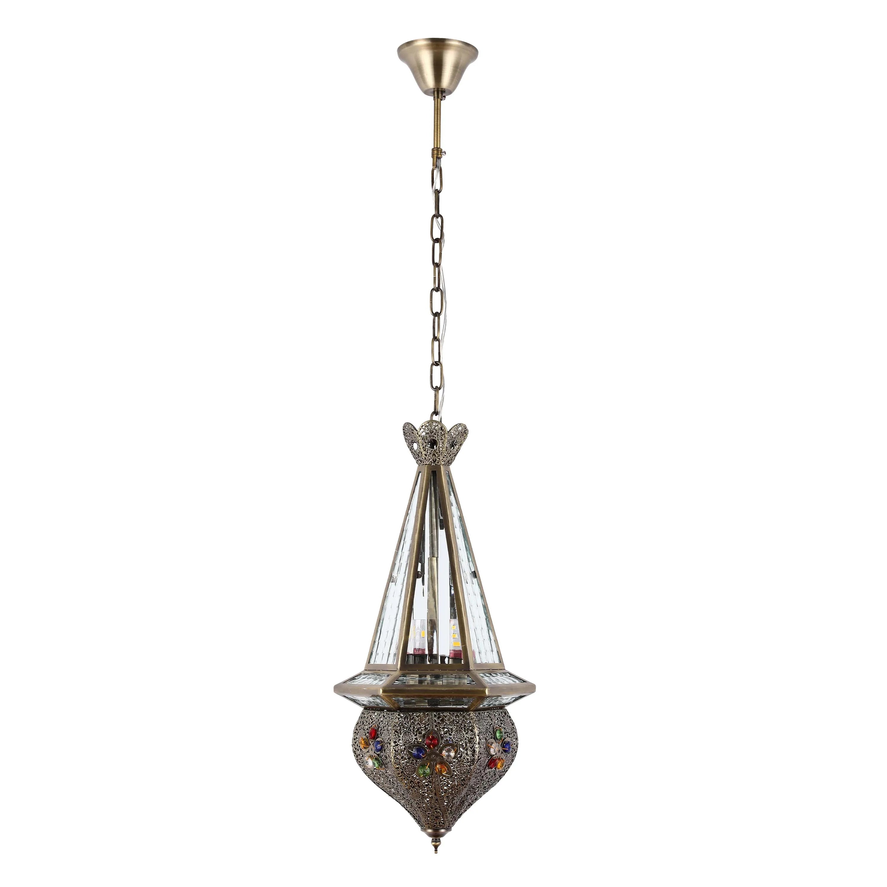Colección de lámparas colgantes marroquíes ornamentadas