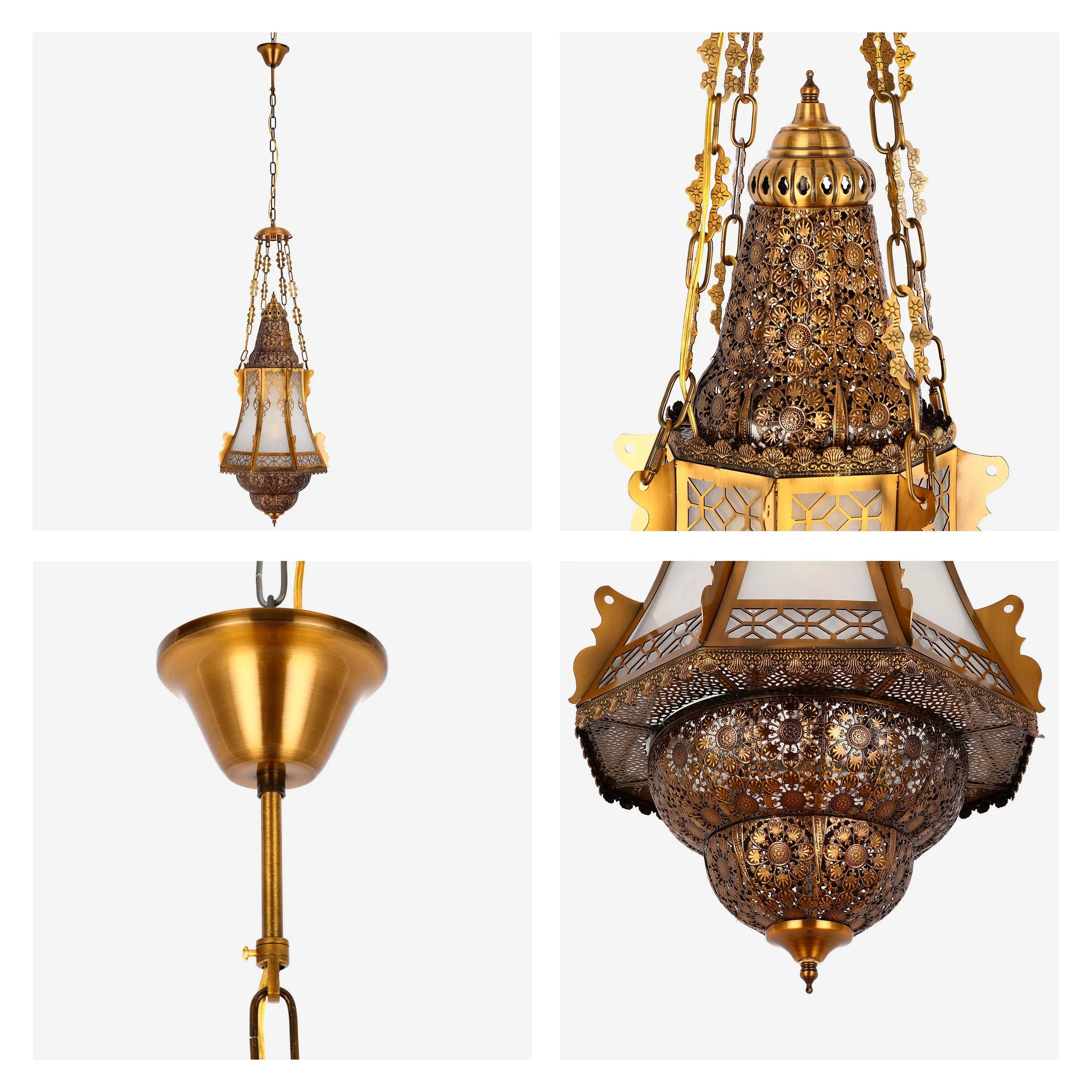 Colección de lámparas colgantes marroquíes ornamentadas