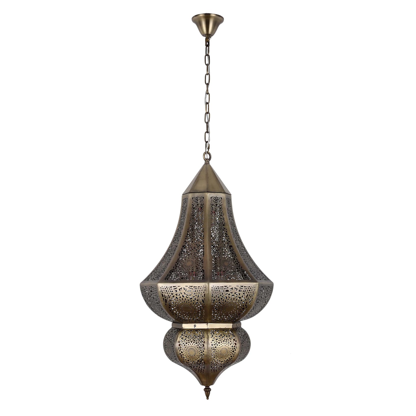 Colección de lámparas colgantes marroquíes ornamentadas