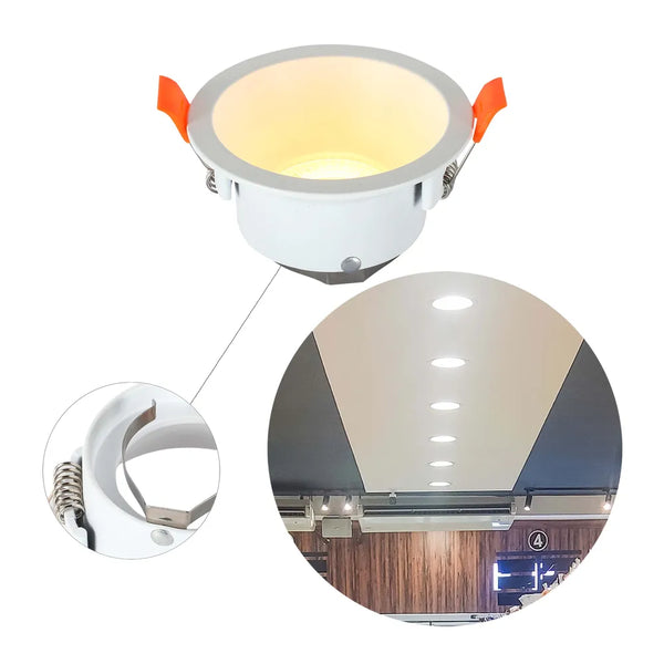 Toma de cerca del Downlight Empotrado Fijo Nebula Low-Glare GU10-143-03997