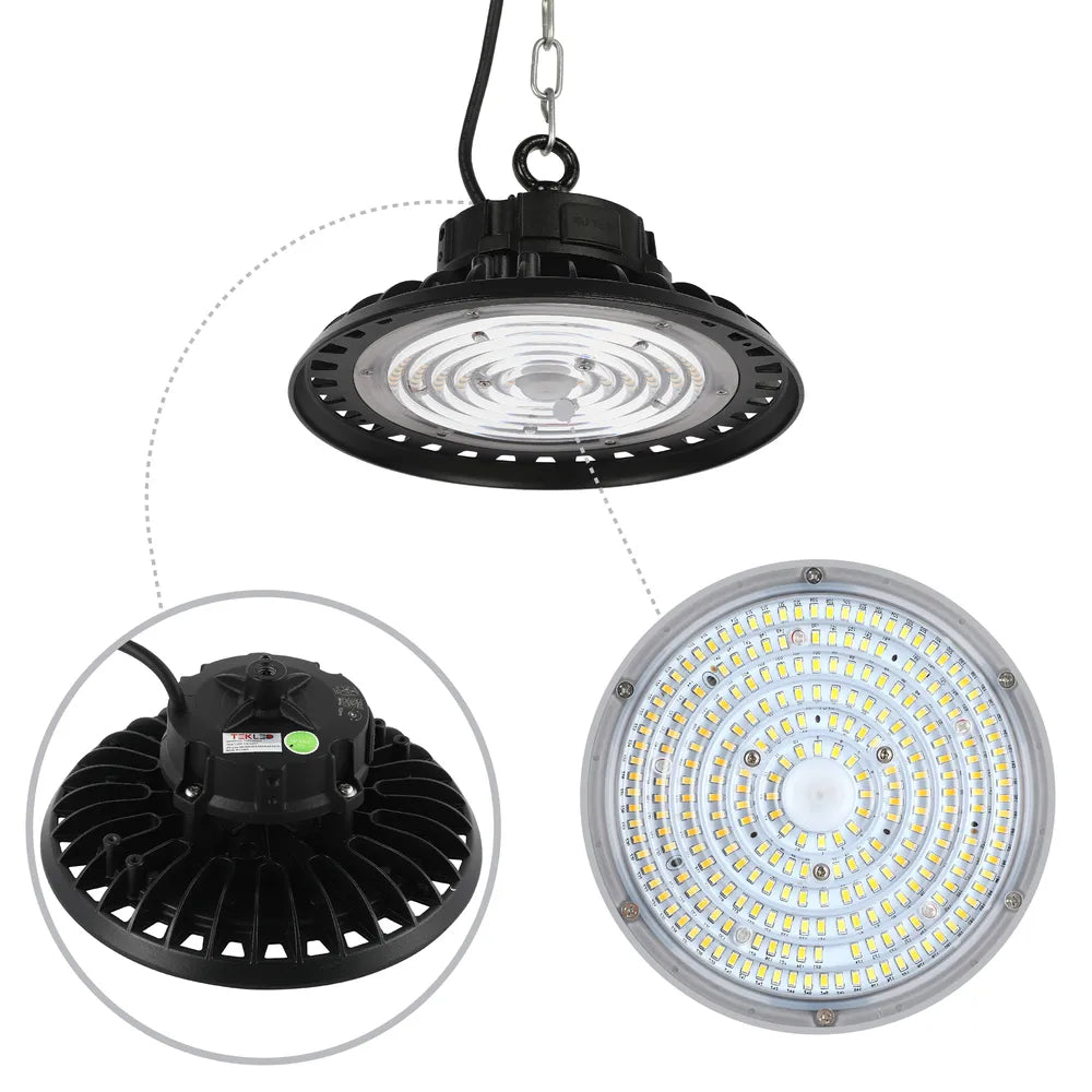 Detalles de la Lámpara LED Nova High Bay con Opciones de Reflector-230-03047