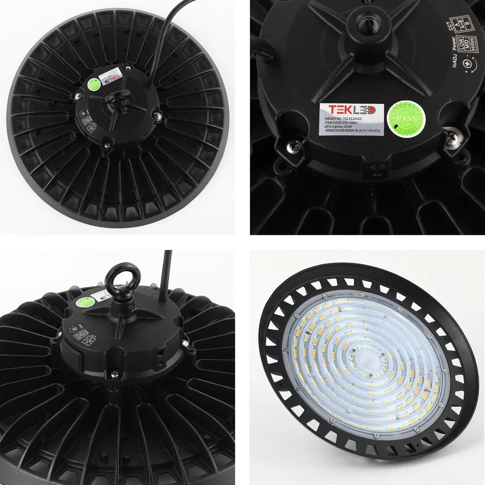 Plano cercano del Foco LED Nova High Bay con Opciones de Reflector-230-03051