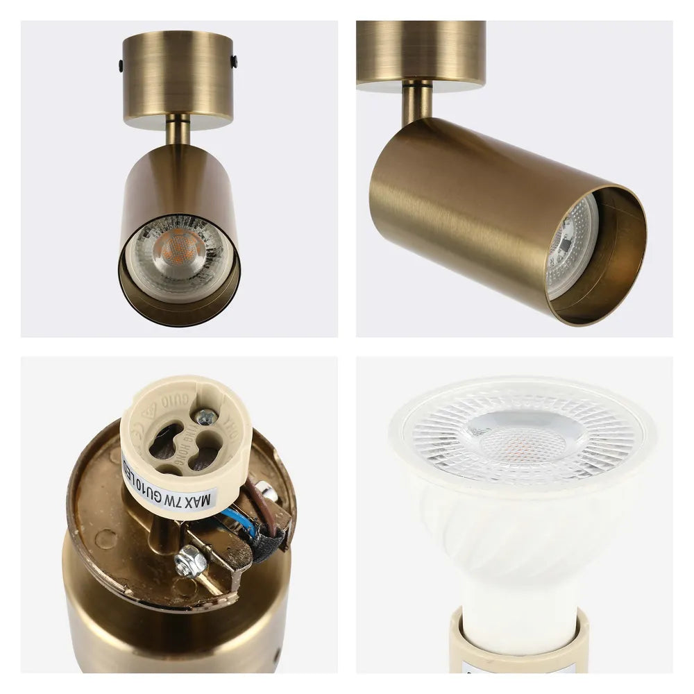 Detalles del Downlight Superficial Montado GU10 Rotatorio-172-030281