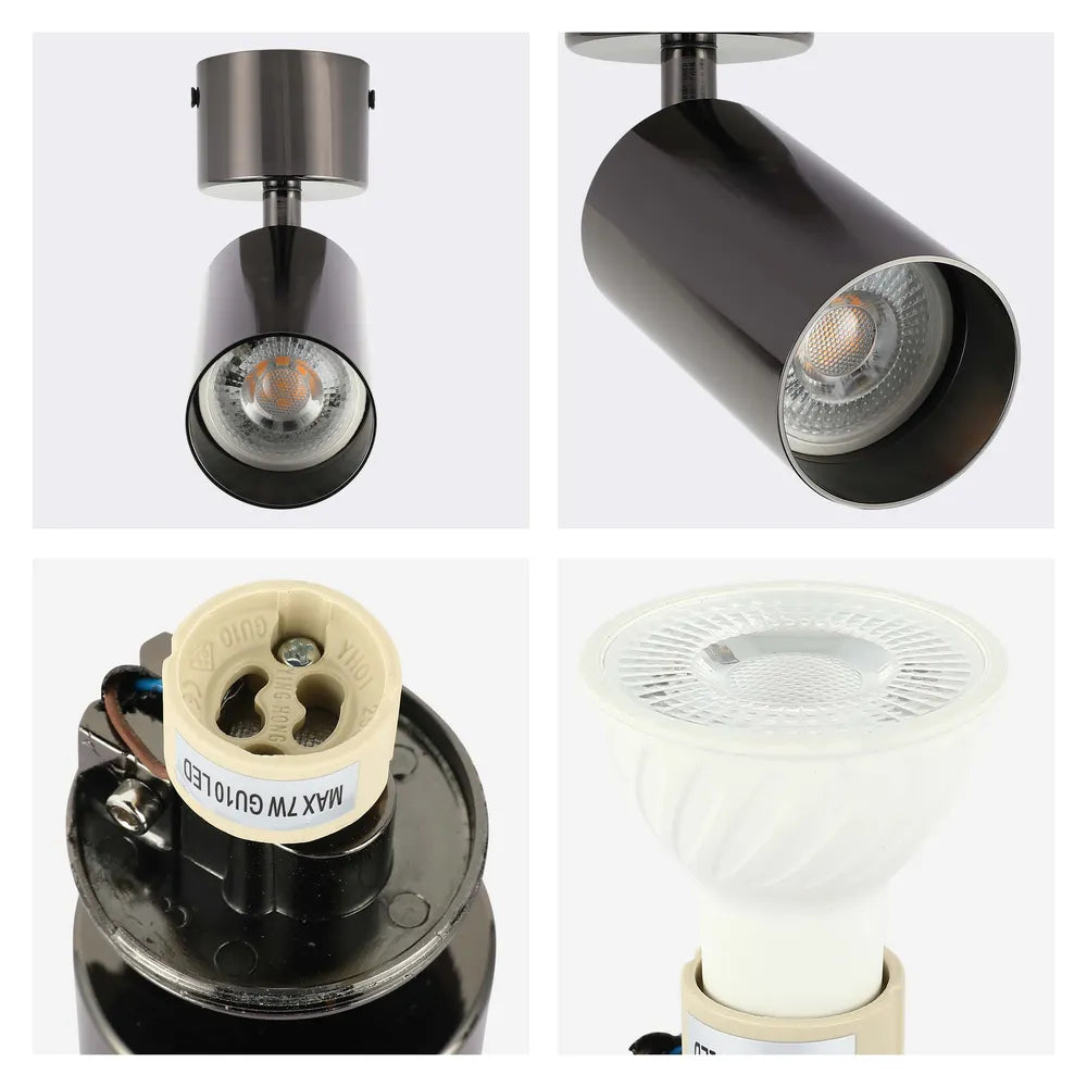 Detalles del Downlight Superficial Giratorio GU10-172-030282