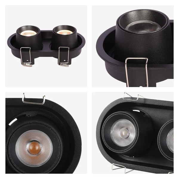 Detalles del Foco Empotrado LED con Cardán Ajustable Sentinel-143-03412