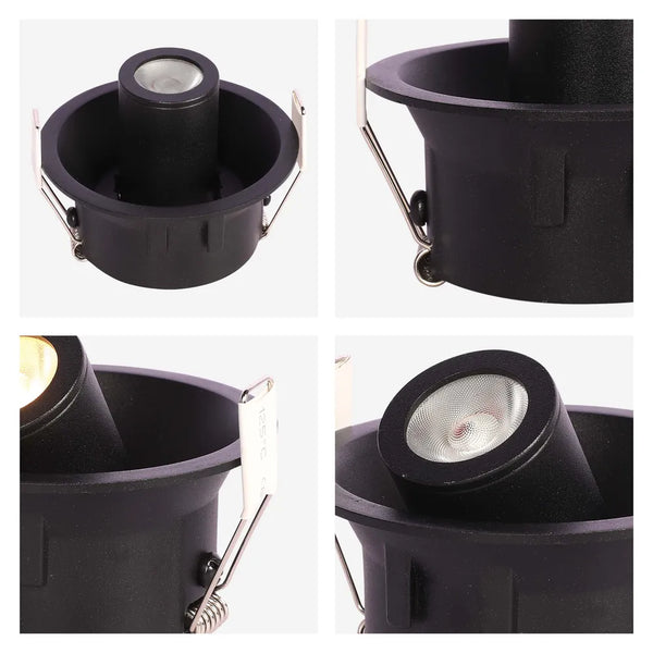 Detalles del Downlight LED Empotrado de Gimbal Ajustable Compacto Sentinel-143-03416