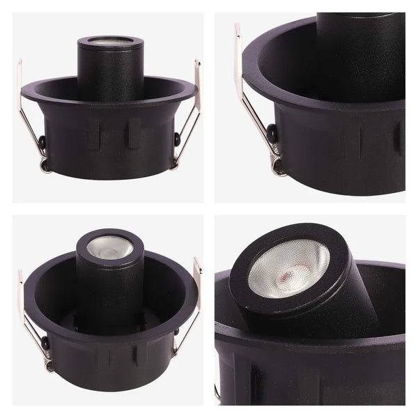 Detalles del Downlight LED Empotrado con Cardán Ajustable Compacto Sentinel-143-03420