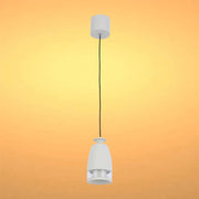 Downlight Colgante TEKLED Sentinel LED Downlight Colgante con Difusor de Anillo de Policarbonato 7W Blanco Cálido-Blanco Curvo-150-19078