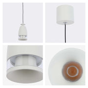 Detalles del Downlight Colgante LED Sentinel con Difusor de Anillo de Policarbonato 7W Luz Cálida-150-19078