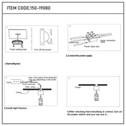 Manual de usuario para el Downlight colgante LED Sentinel con difusor de anillo de policarbonato 7W Blanco Cálido-150-19080