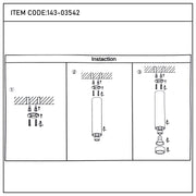 Downlight empotrado con textura en espiral - GU10, regulable, aluminio