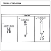 Downlight empotrado con textura en espiral - GU10, regulable, aluminio